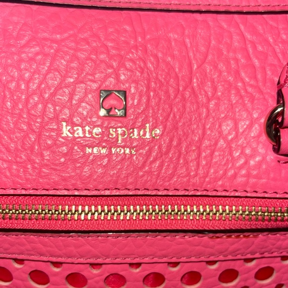 Kate Spade- Perri Lane Bubbles Delaney Leather Purse with crossbody strap. - Picture 5 of 16